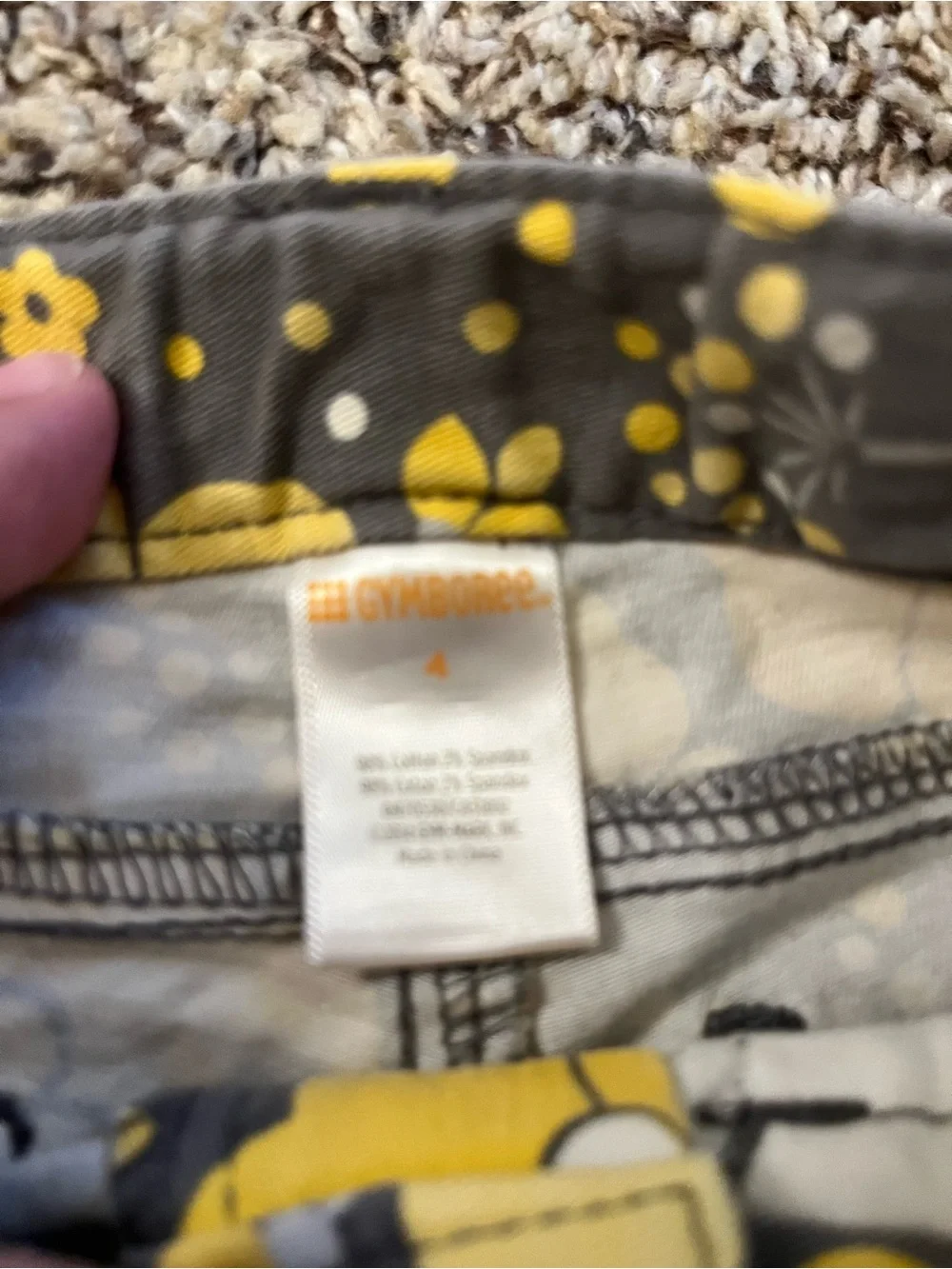 Gymboree Bright Owl Floral Pants